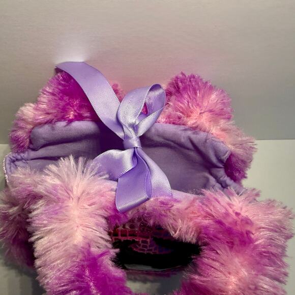 🐳 Kids Purse Sea World Orca Bag Toy Carrier Whale Shamu Purple Pink Glitter - Picture 3 of 5